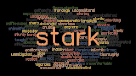 stark synonym|another word for stark.